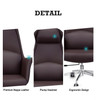 Oskar Leather Executive Chair in office setting — Linear Furnishings Singapore
