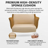 Oskar Leather Executive Chair Singapore Thick High-Density Sponge Cushion | Long Sitting Hip Comfort Office Seat