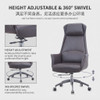 Oskar Leather Executive Chair Singapore Height Adjustable 360° Swivel | Multi-Scenario Height Adaptable Manager Chair