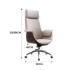 Keiko Leather Office Chair leather Singapore — free delivery & professional installation