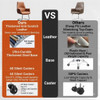 Oskar Ergonomic Office Chair With Custom Leg Singapore | Premium Leather Base Caster Advantage Comparison | Executive Office Chair Cost Performance Showcase