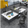 Olav Executive table 2/4/6 Pax office workstation side view 1
