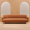 Kirk Luxurious Fabric Sofa in Living Room Setting Scenario Image B