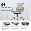 Emiko Leather Office Chair Singapore | T-Bar Base & Multi-control Adjustment System | Height Tilt Lock Executive Office Mechanism