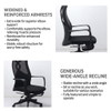 Feature Infographic Loki Reclining Office Chair Singapore | specification illustration, function highlights, product info sheet