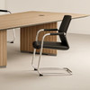 Side view office chair paired with work desk | Eloise Ergonomic Office Chair Singapore | corporate workspace, padded seat