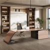 Elly Director Table Singapore in dark pink — custom colour option