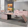 Elkie Wooden Director Table in office setting — Linear Furnishings Singapore