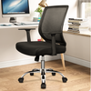 Linn Fabric Ergonomic Office Chair side view 2