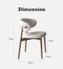 Chara Dining Chair Dimension