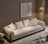 Masakazuo office sofa seat cushion detail - high-density rebound sponge, wide deep seat