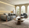 MASAKAZU Larch Wood Sofa Berber Fleece Singapore | Fleece | Scenario E