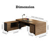 Leonard Office Table Dimension