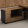 Leonard director table detail A Singapore — high quality hardware paint-free executive boss desk close-up