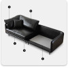 Buy Jeremy Leather Sofa Singapore | Leather Quality Furniture