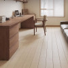 Noa Solid Wood Study Table with Drawers Singapore | solid wood, wood | Scenario B