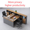 Quentin Modular Workstation in office setting — Linear Furnishings Singapore