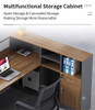 Quentin Modular Workstation office workstation feature 1 — cable management for a tidy desk