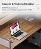 Quentin Modular Workstation office workstation feature 2 — multifunctional storage cabinet with open shelving and concealed (lockable) door cabinet storage