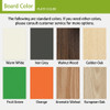 Multiple leather colour swatches Leopold Training Table Singapore | Real shot, colour option, upholstery sample