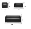 Emilio Office Sofa WH 59 Singapore — free delivery & professional installation
