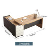 Hyuk director desk dimension chart Singapore — size specifications left right cabinet executive desk