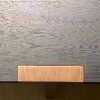 Hazuki solid wood conference table close-up Singapore — solid wood grain detail New Zealand pine or North American ash
