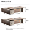 Siem Director Table in office setting — Linear Furnishings Singapore