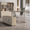 Marin Height Adjustable Director Table white high view