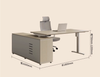 Marin smart electric desk size chart 1.8m Singapore — L180 x W160cm dual motor director desk height adjustable