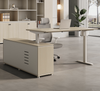 Marin smart dual motor electric director desk lateral view Singapore — Sit-stand boss table 1.6m 1.8m