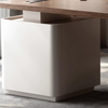 Oksana Solid Wood Director Table Singapore | Cabinet Storage Detail | Free Islandwide Delivery