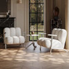 Yuri Lambswool Office Sofa white view 1
