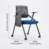 Otis Meeting Chair with Writing Board 5