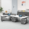 Frederick Office Workstation Singapore | Engineering-Grade Steel Leg, Lateral View
