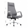Mordecai Executive Office Chair Singapore official dimension display