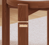 Odette Soild Wood chair size