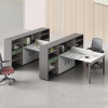 Eleanor Executive Workstation Singapore | Fresh White, Military Green, Iron Grey