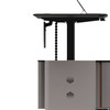 Rigor Height Adjustable Modern Director Table | Office Desk Singapore | Linear Furnishings