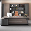 Lancol modern director table front view Singapore — modern minimalist boss desk 2m 2.4m 2.6m for Singapore offices