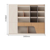 Merle executive desk filing cabinet view Singapore — matching document cabinet for Merle director table complete set