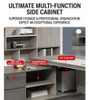 Strato Director Table Singapore | Left/Right Side Cabinet with CPU Tower Bay | Free Delivery Singapore & Peninsular Malaysia