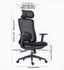 Luna Office Chair Size Chart
