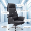 Multi-Functional High Back Executive Chair Lily Leather Office Chair Singapore| Annotated Feature Overview Render