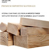 Premium Imported Solid Timber Inner Frame Chloe Leather Office Chair Singapore | Pest Resistant Chair Core Material