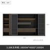 Soren walnut executive desk options Singapore — 2.0m 2.2m 2.4m 2.6m 2.8m 3.2m available sizes