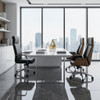 Celeste White Lacquer Executive Director Desk Singapore | Baked Lacquer Finish | Free Islandwide Delivery