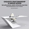 Celeste White Lacquer Executive Director Desk Singapore | Baked Lacquer Finish | Free Islandwide Delivery