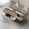Buy Shanha Designer Workstation with Storage Cabinet Singapore | Quality Furniture