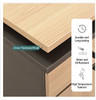 Garrison Workstation with divider office workstation dimension diagram — Singapore office workstation